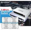 Easy Ethernet สลับสำหรับบ้านและที่ทำงาน